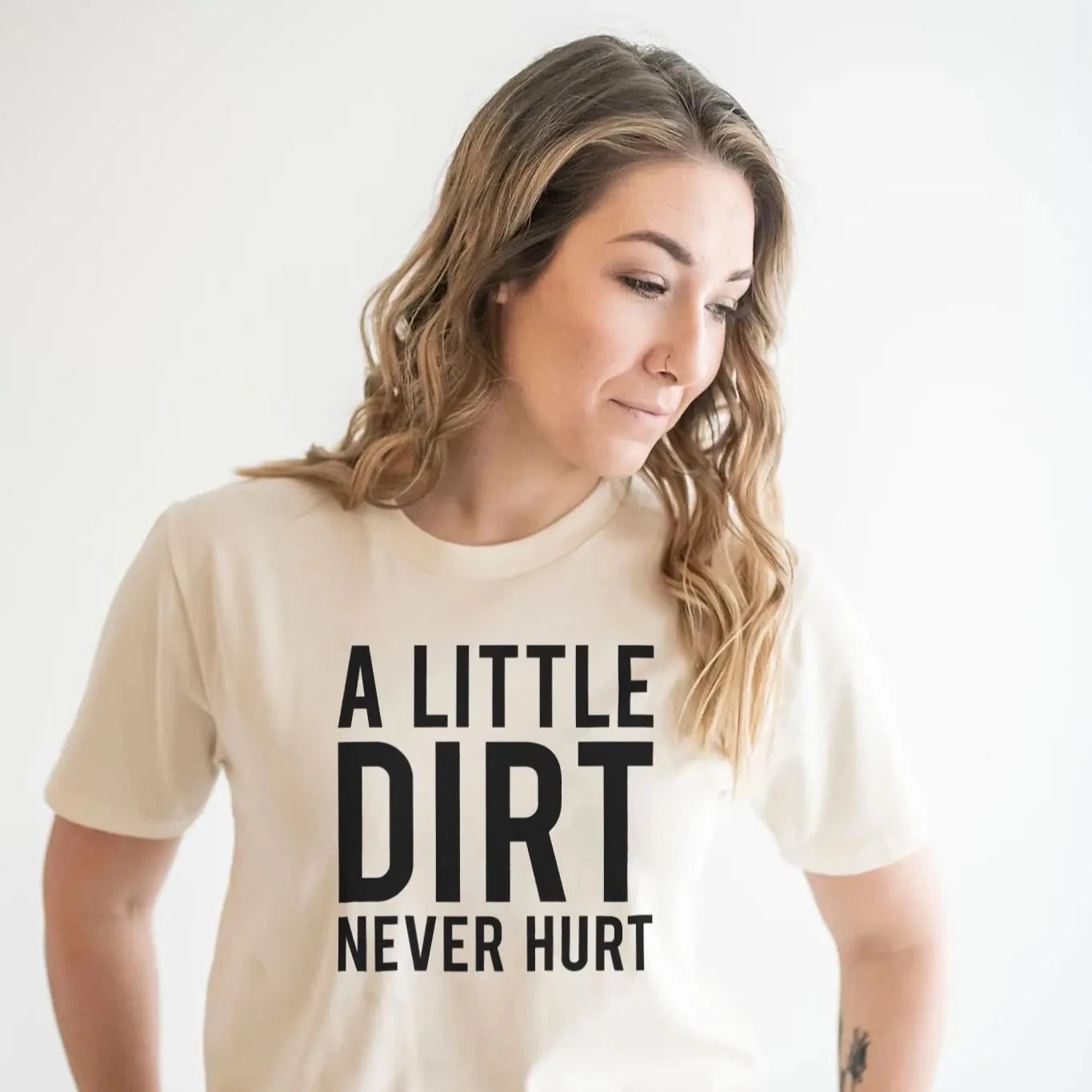 Little Dirt Never Hurt Graphic Tee | Womens Clothing T Shirt