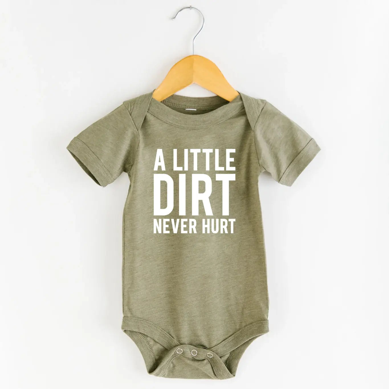 A Little Dirt Never Hurt Baby Bodysuit | Onesie | Baby Clothing | 6-12 mo onesie