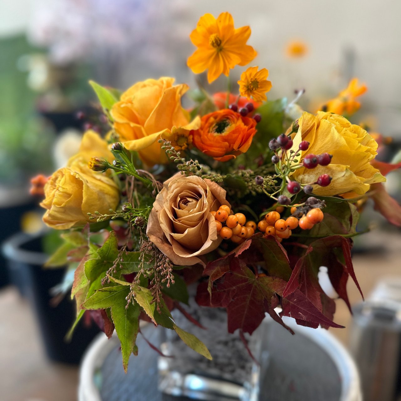 Fall hued host gift for thanksgiving in Alexandria, VA