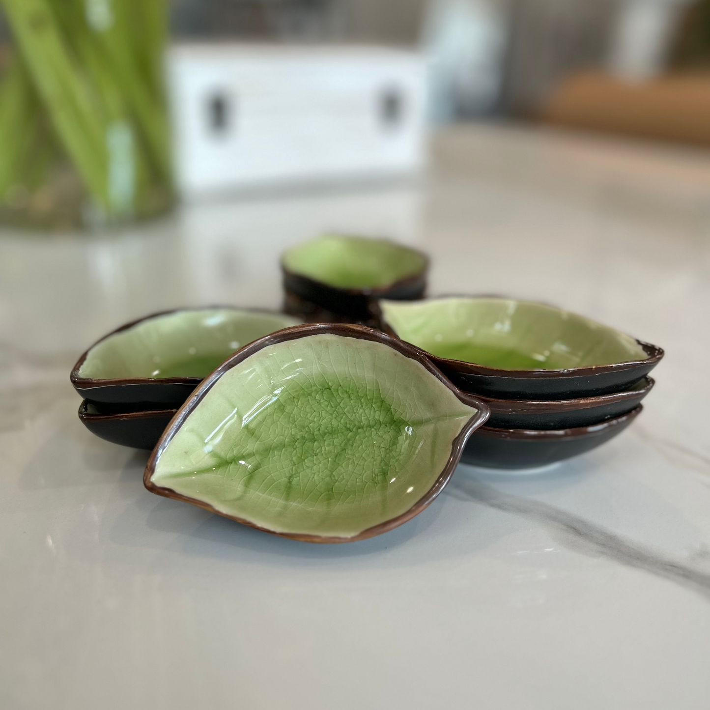 Small Ceramic Leaf Dish