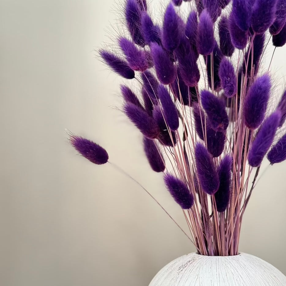 Purple bunny tails