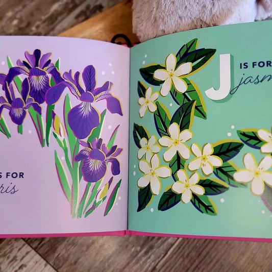 Detail of inside of Alphabet in Bloom book