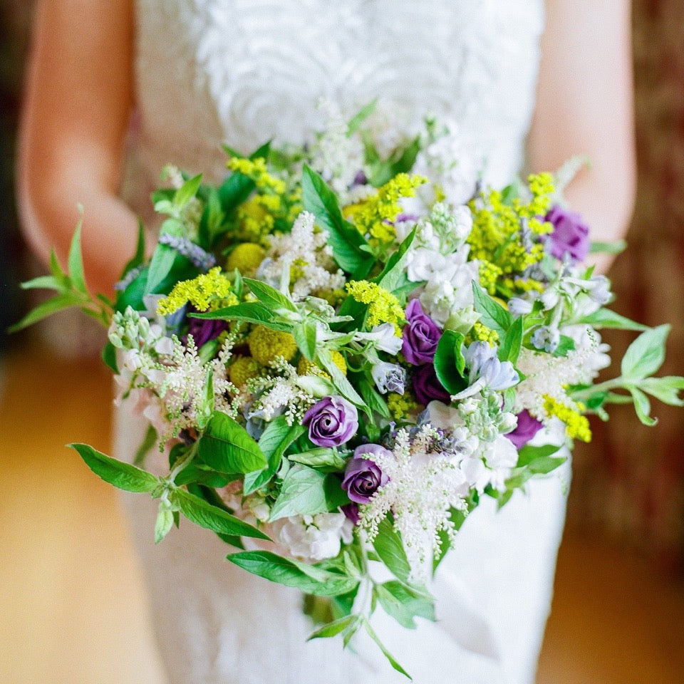 Wildflower elopement bouquet