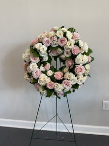 Sympathy floral wreath to honor your loved one