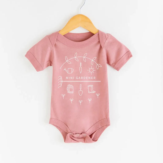 Mini Gardener Baby Bodysuit | Onesie | Baby Clothing | 6-12 mo. onesie