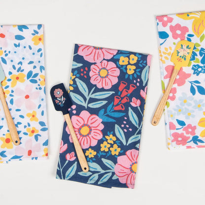 Floral Boutique Spatula & Towel Set
