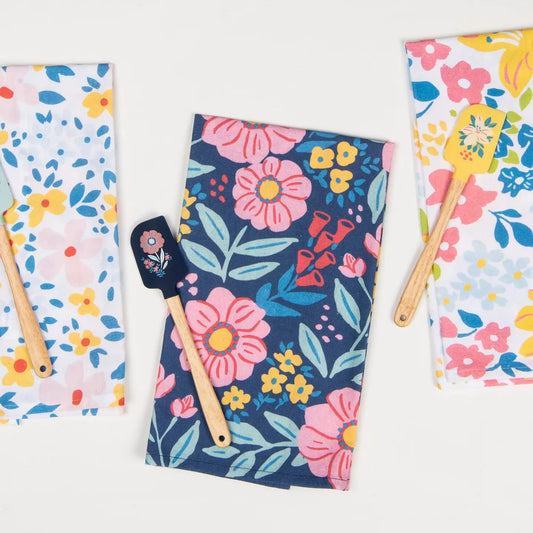 Floral Boutique Spatula & Towel Set