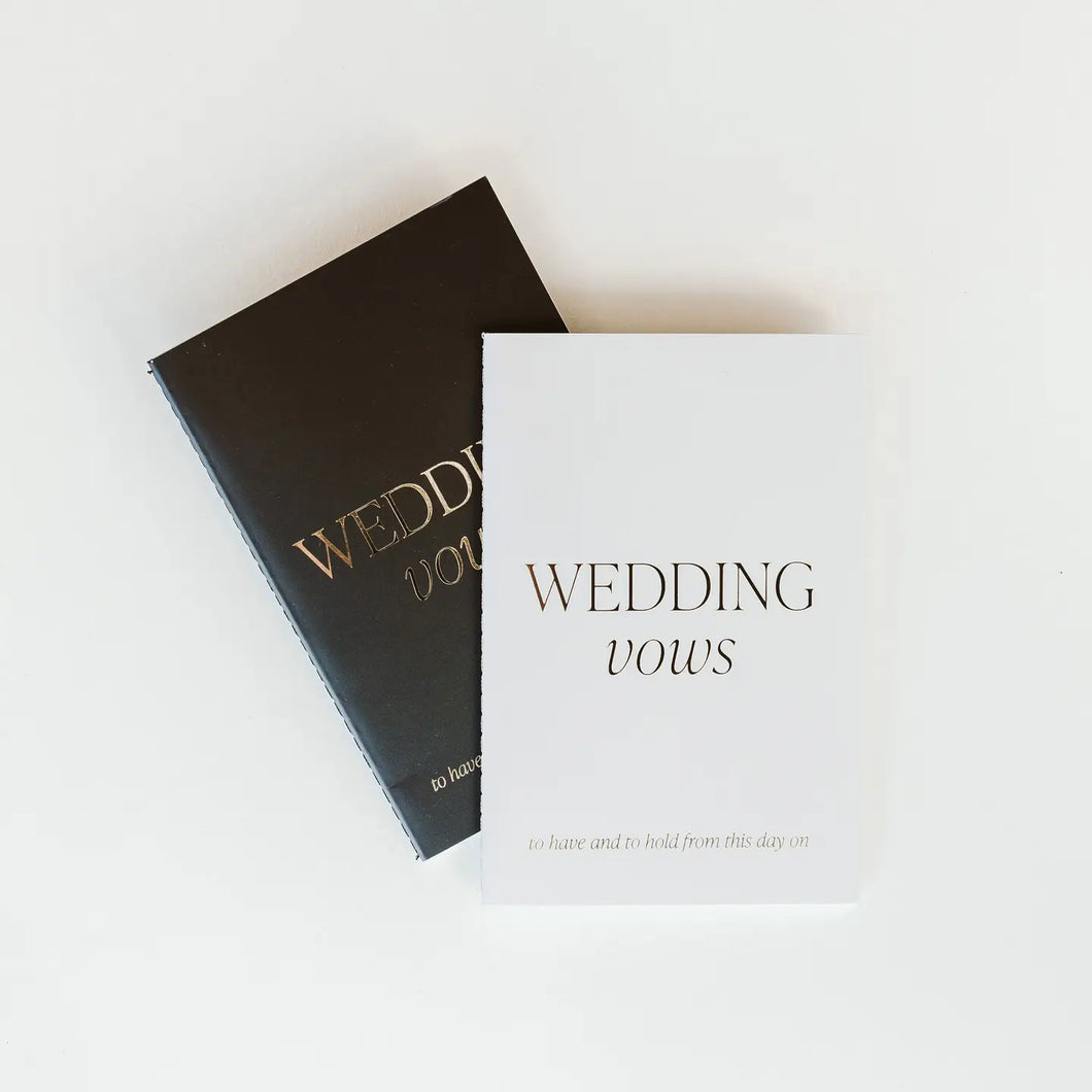 Wedding Vow Booklet Set