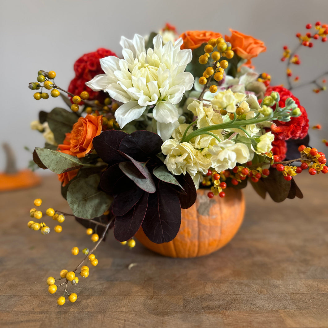 Oct 21 - Pumpkin Fun Flower Arranging Class