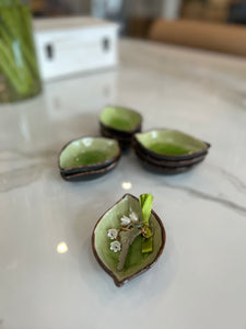 Small Ceramic Leaf Dish