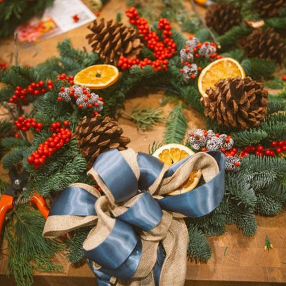 Dec 1 - Classic Holiday Wreath Flower Arranging Class