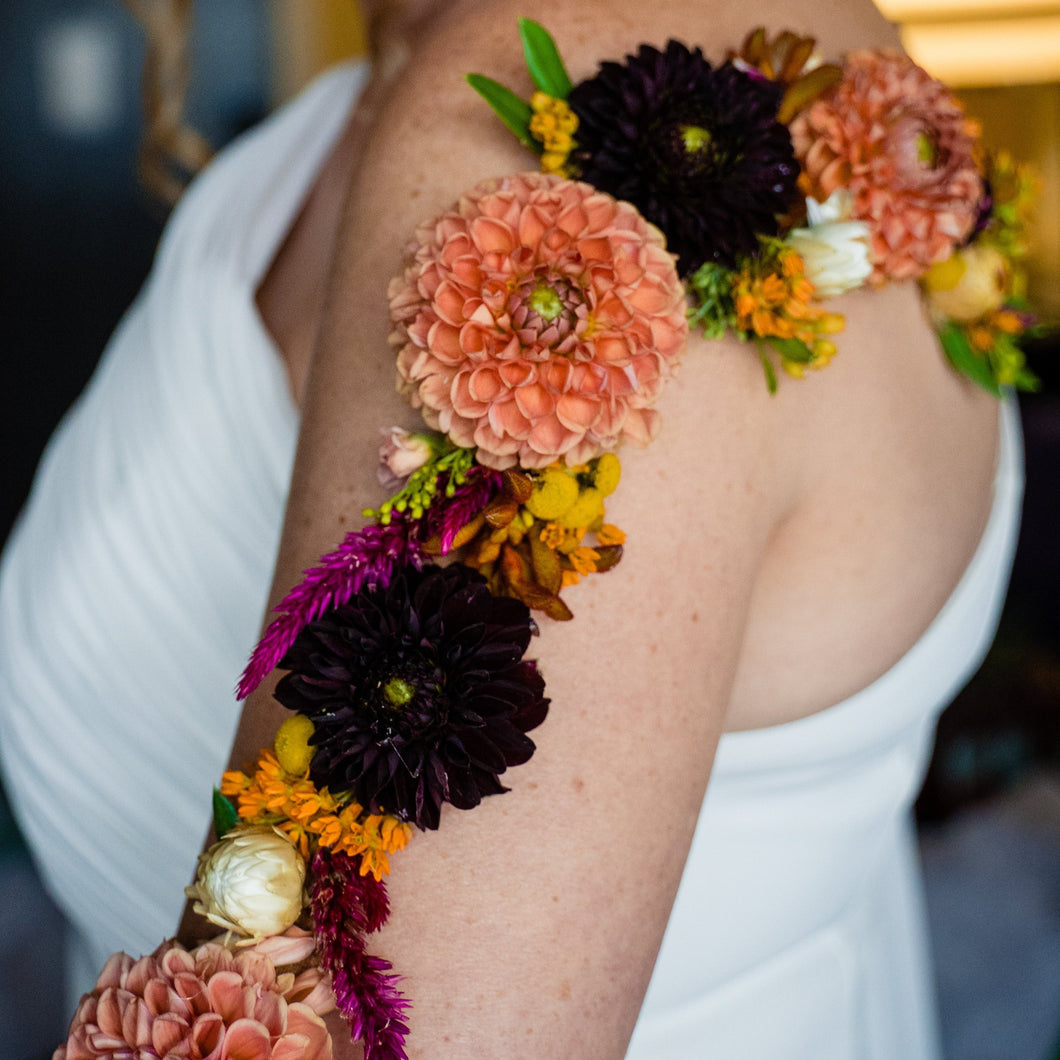 Wearable Floral Tattoo