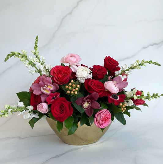 Extra large Valentine's Day floral arrangement
