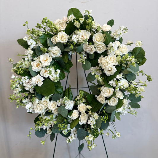 Floral Sympathy Wreath