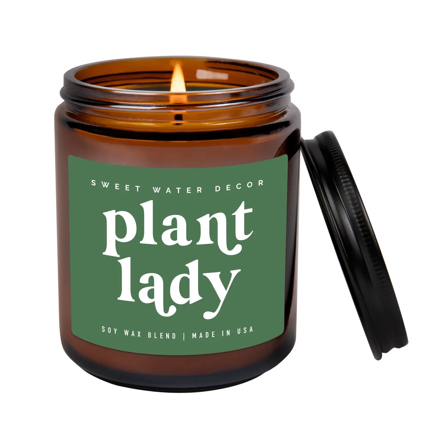 Plant lady candle