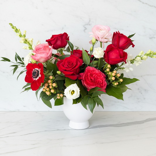 Valentine's Day Arrangement of premium blooms