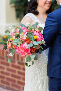 Garden bouquet for DC elopement
