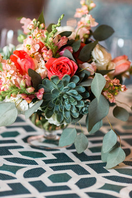 Luxe garden centerpiece
