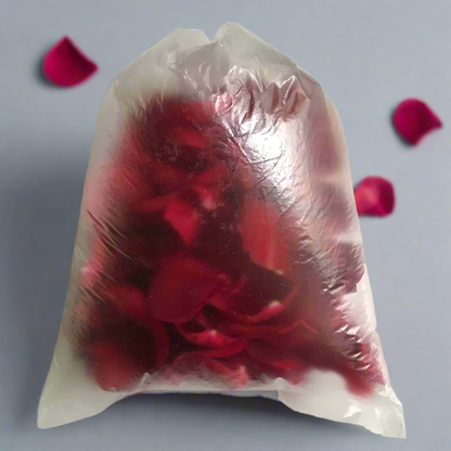 red rose petals