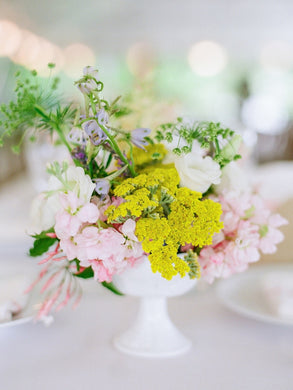 Wildflower centerpiece for DC mini wedding