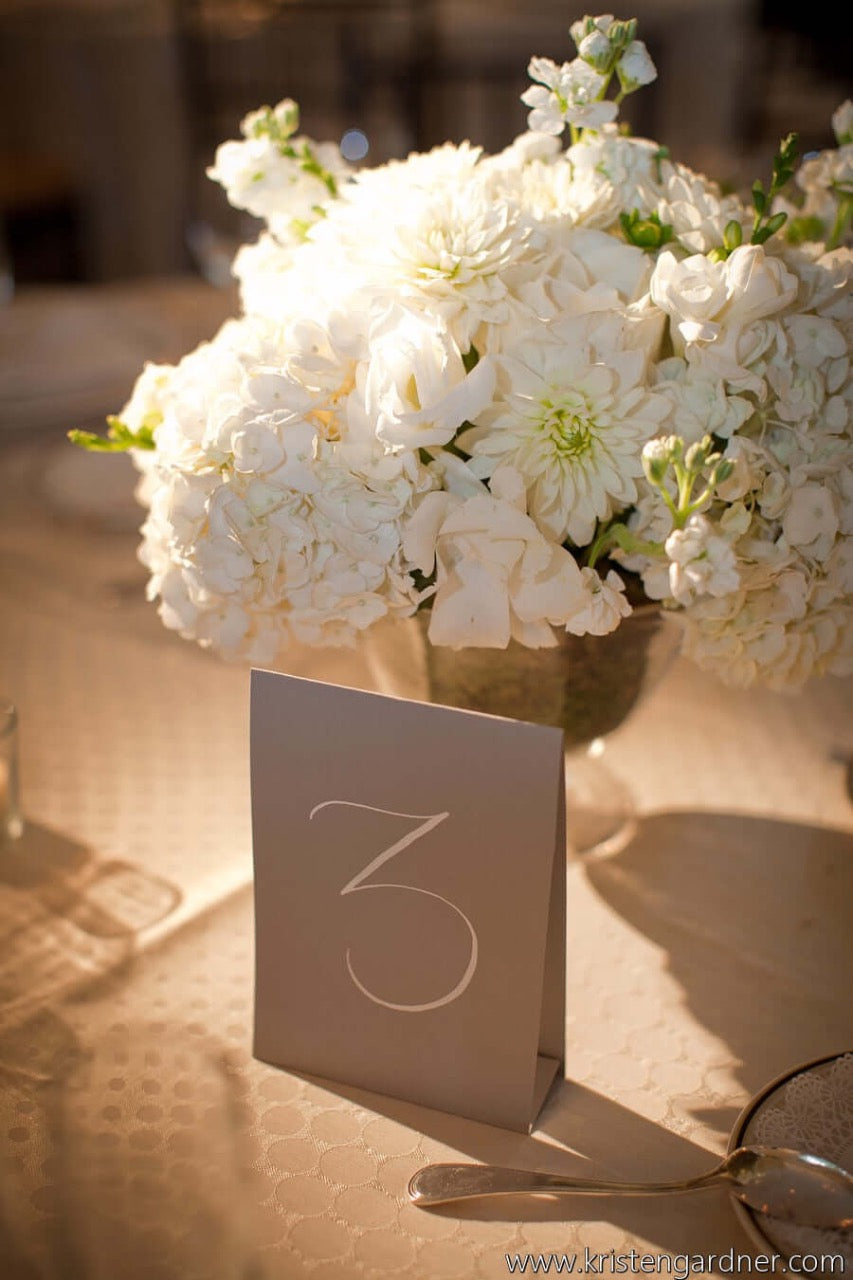 Mini wedding centerpiece