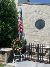 Load image into Gallery viewer, Patriotic wreath for memorial
