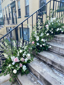 Staircase flowers